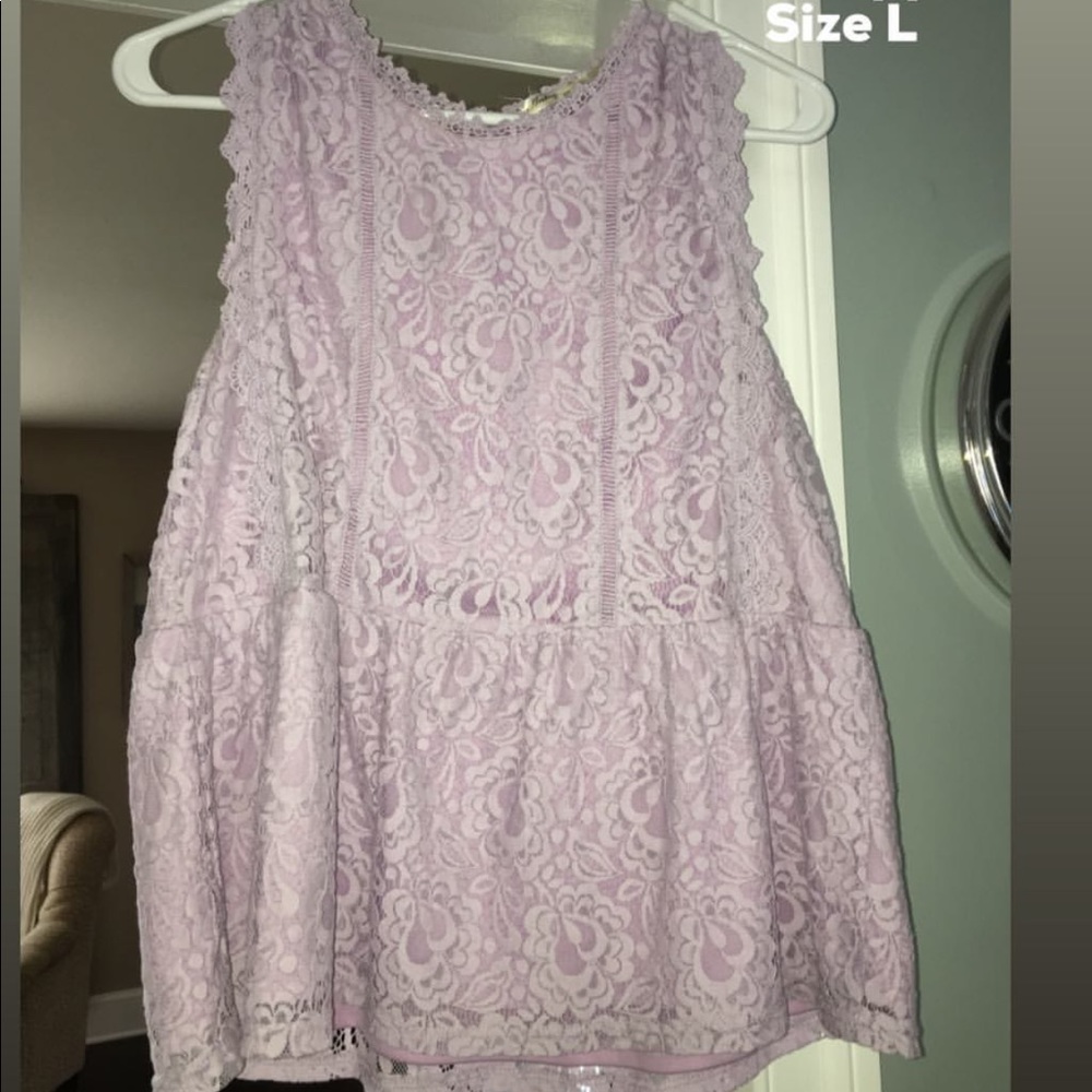 A cute light purple tank top